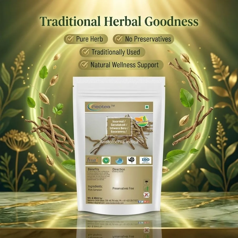 Garudakodi Raw Herb(Flax Isvarmul) | Dried Garudakodi Herbal Ingredient | Traditional Indian Herb for Herbal Preparations, Home Remedies & Natural Wellness Practices | Carefully Selected Raw Herb
