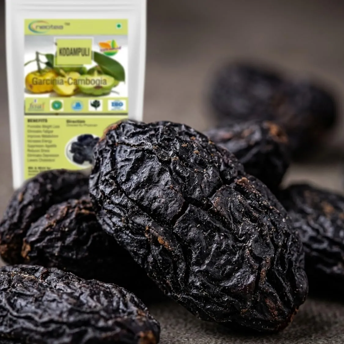 Kudampuli Garcinia Cambogia – Premium Dried Garcinia for Metabolism Boost, Appetite Control, Natural Herbal Supplement, Rich in HCA, Vegan & Non-GMO, Supports Healthy Digestion, All-Natural, Pure for Wellness