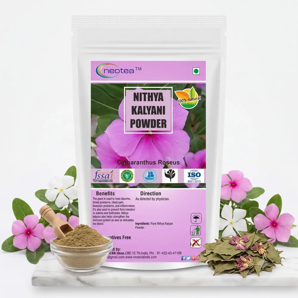 Flax Nithya Kalyani Powder | Sadabahar Rosy Periwinkle | Madagascar